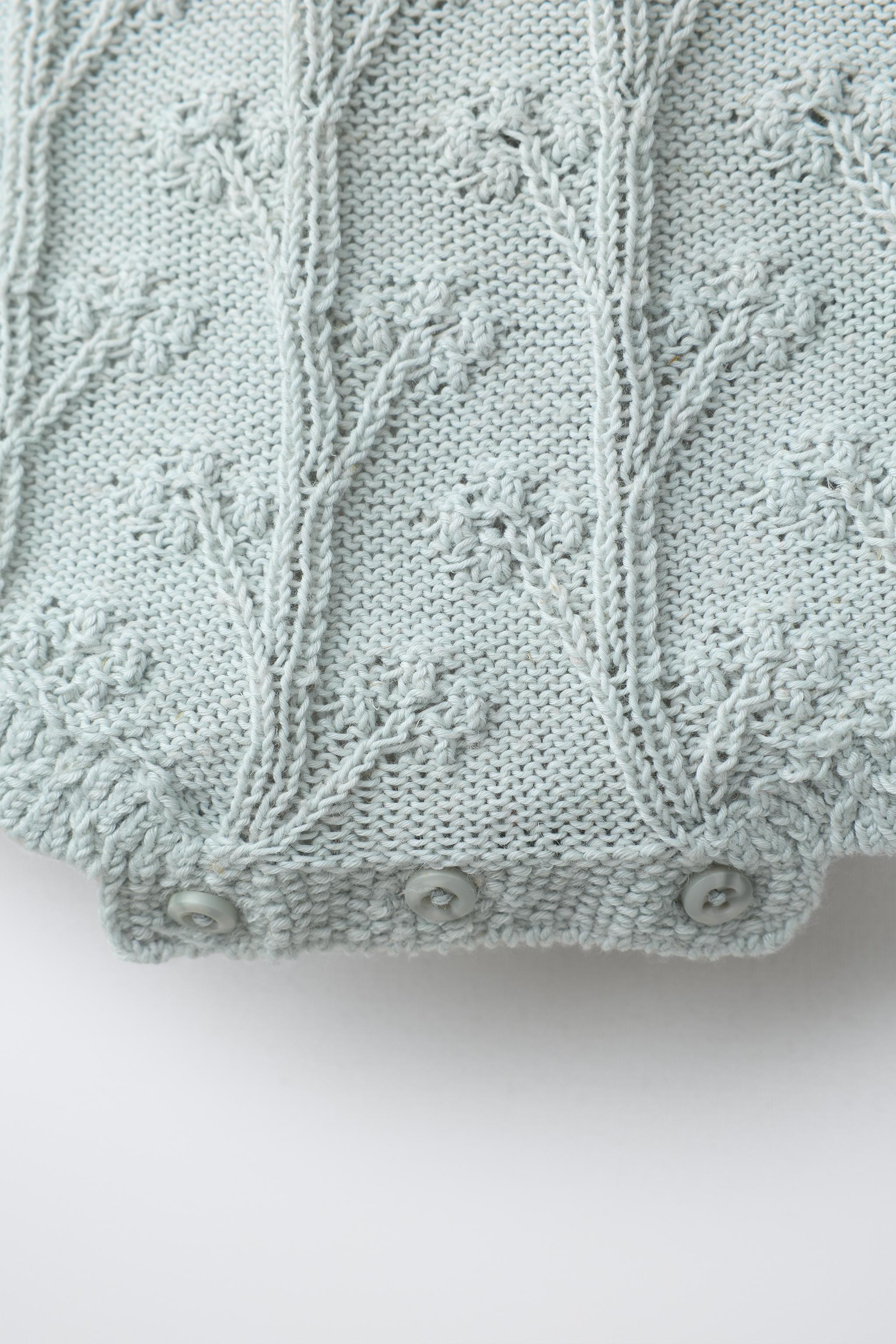 LINEN BLEND KNIT ROMPER